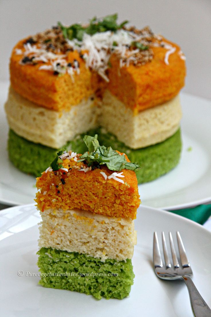  Tricolour Dhokla