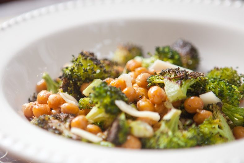 Baked Peas & Broccoli