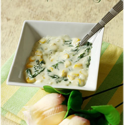 Corn & Spinach Au Gratin