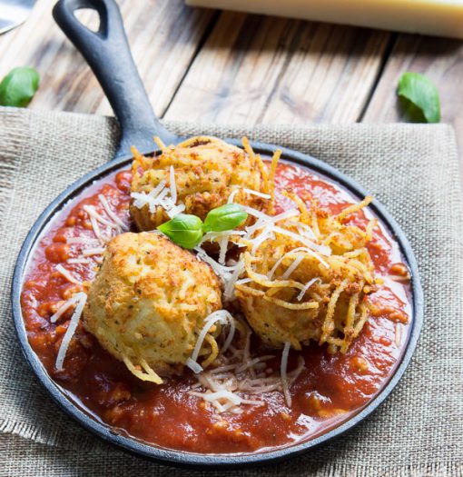 Garlic Spaghetti Balls