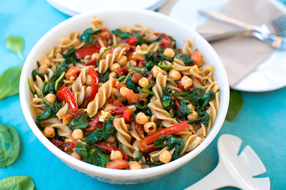 Pasta & Chick Pea (Channa) Salad