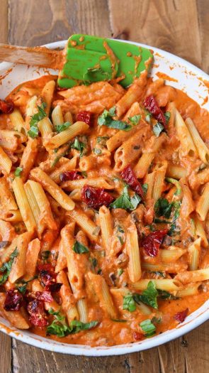 Penne Fetta Cheese In Tomato Sauce