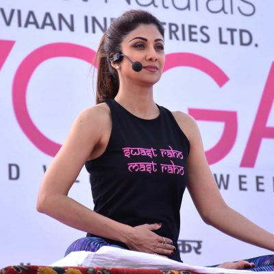 Shilpa Shetty’s YOGA TALK, turns guest speaker at event today