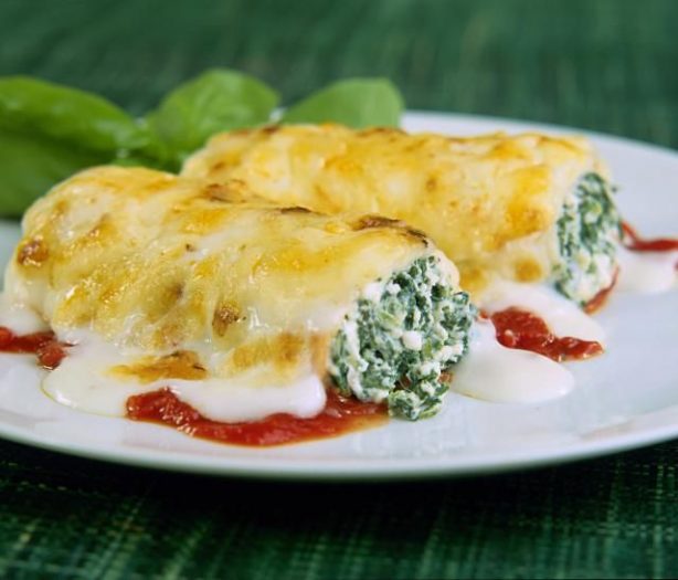 Cannelloni With Two Sauces