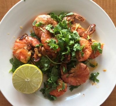 Tiger Prawns in Garlic Butter