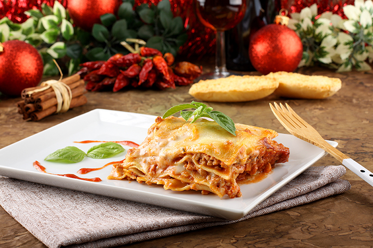 Lasagne With Tomato & Bechamel Sauce