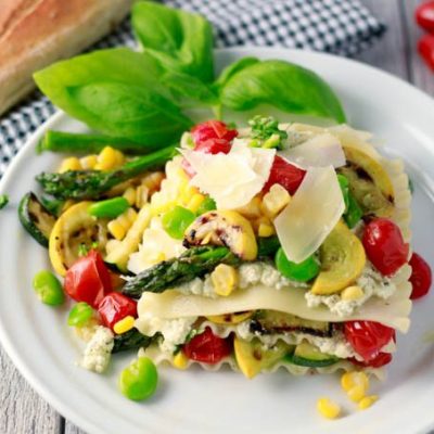 Corn & Vegetable Lasagna