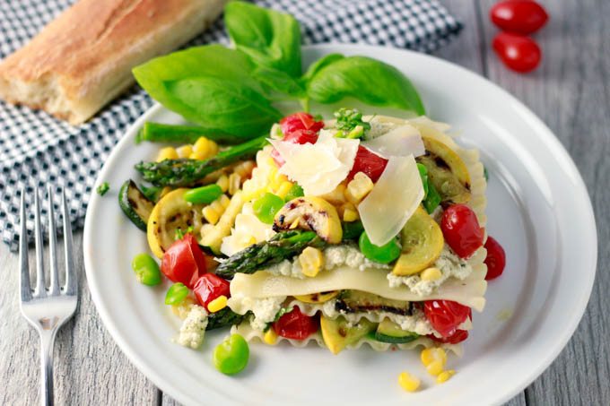 Corn & Vegetable Lasagna