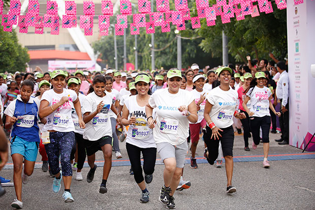 Over 10,000 women run for fitness at Colors Delhi Pinkathon’s fifth edition