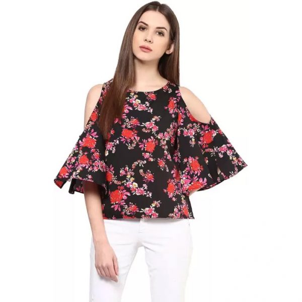 Harpa Casual 3/4th Sleeve Floral Print