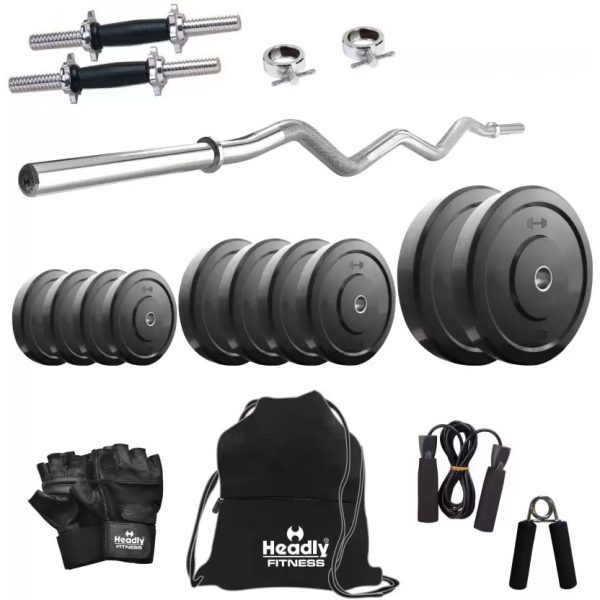Headly 20 kg Combo 3 Home Home Gym Kit Women Fitness Org