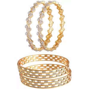 Jewels Galaxy Alloy Bangle Set