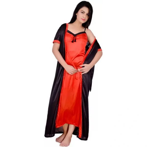 Kanika Women's Nighty with Robe