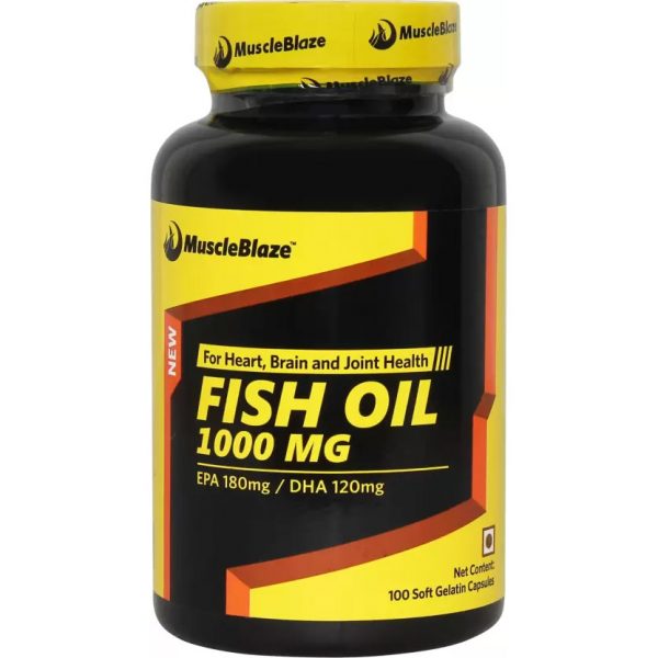 MuscleBlaze Omega 3 Fish Oil 1000 mg