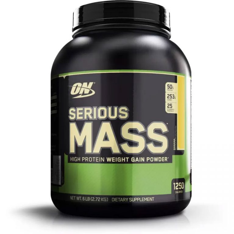 Optimum Nutrition Serious Mass Weight Gainers (2.72 kg, Banana) Women