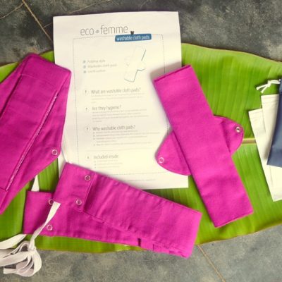 Why used sanitary pads are being collected in India?