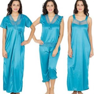 Klamotten Women's Nighty with Robe