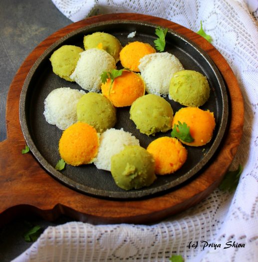 tricolor cocktail idlis