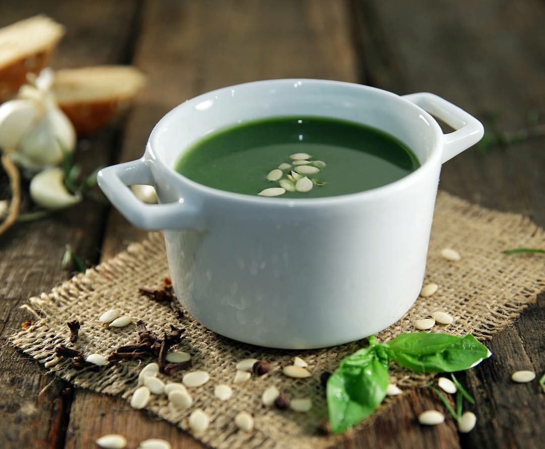 Wholesome Spinach & Melon Seed Soup