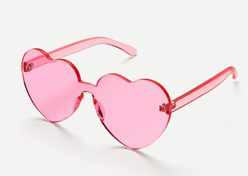 heart shaped sunglasses