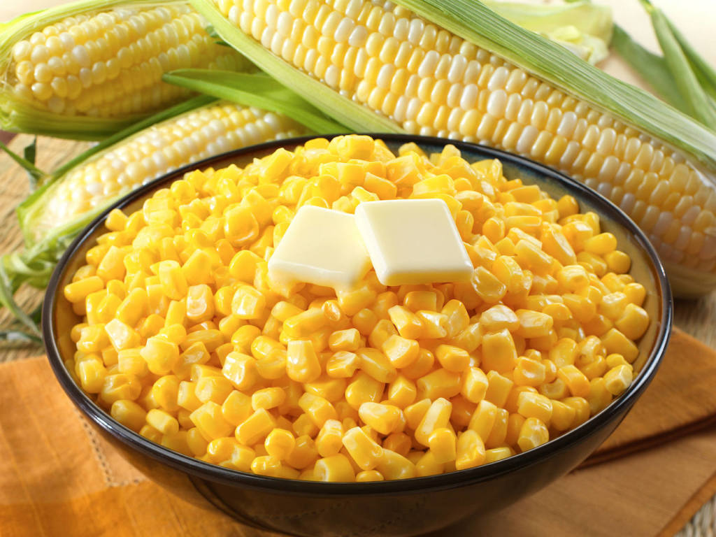 boiled sweet corn