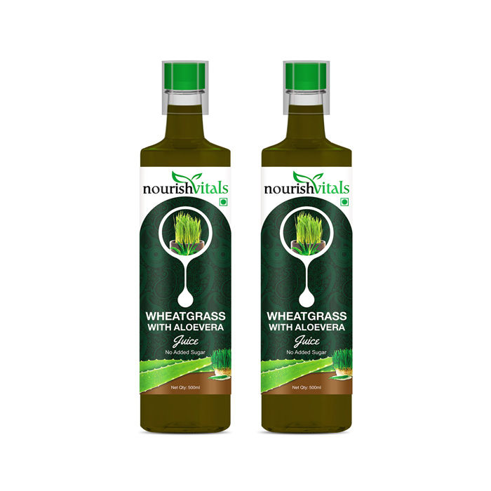 NourishVitals WheatGrass With AloeVera Juice