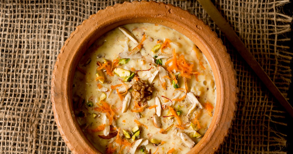 Oats and carrot kheer