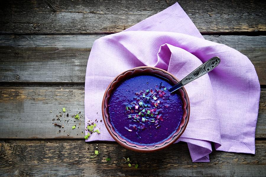 Lemon and Red cabbage soup