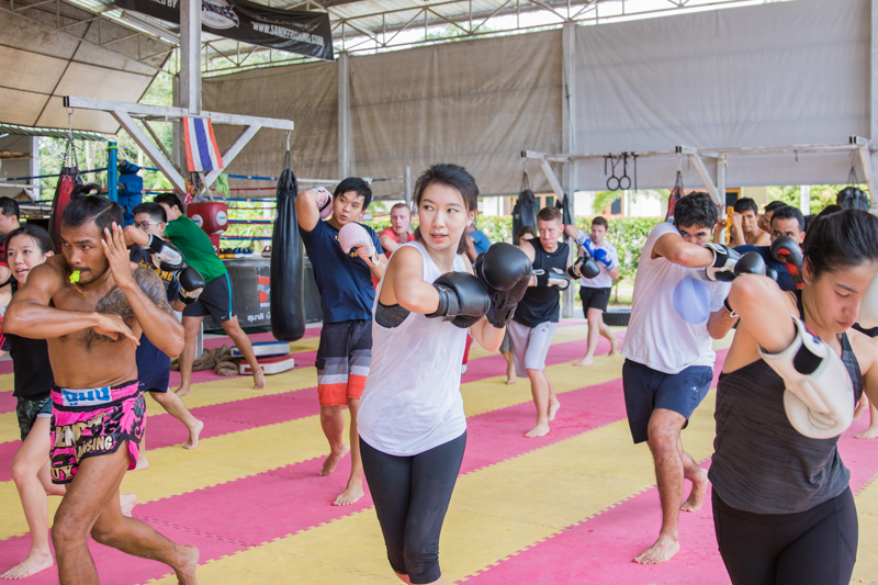 Muay Thai training