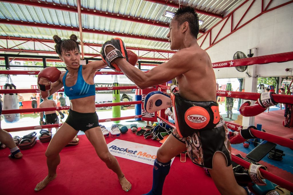 Muay Thai training