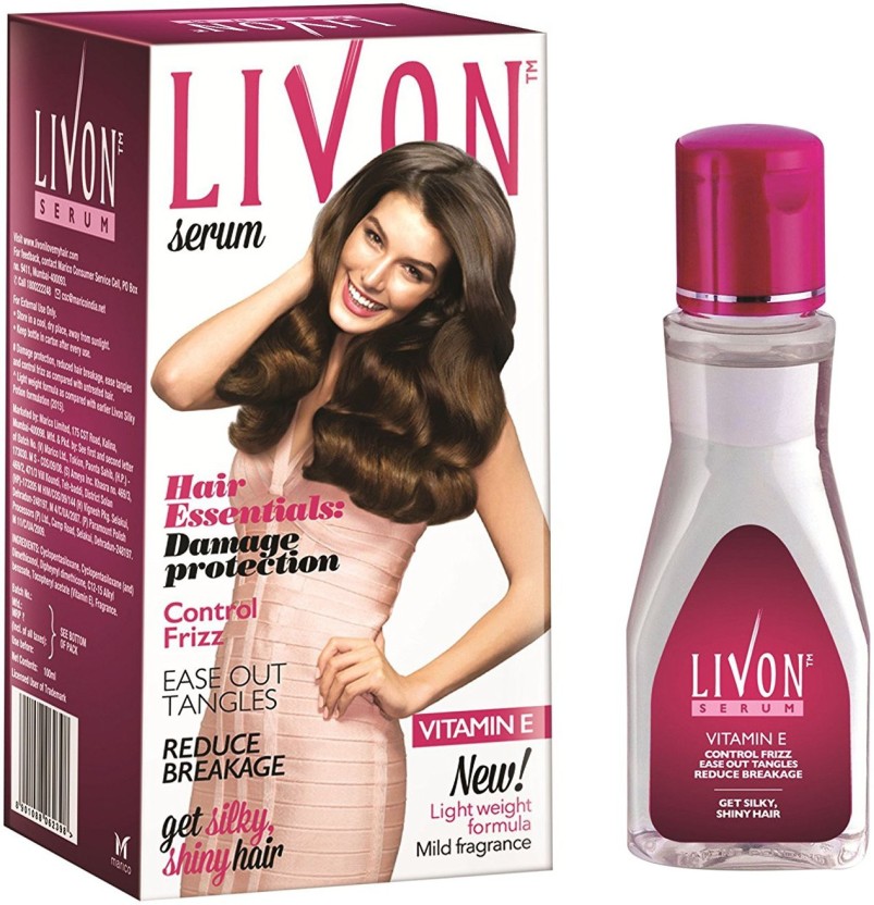 livon hair serum for straightening