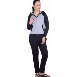 Vivid Bharti Solid Women’s Track Suit