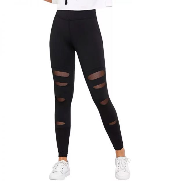 Blinkin Solid Women Black Tights