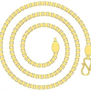 Avsar Box Rope Chain Yellow Gold Precious Chain  (18kt)