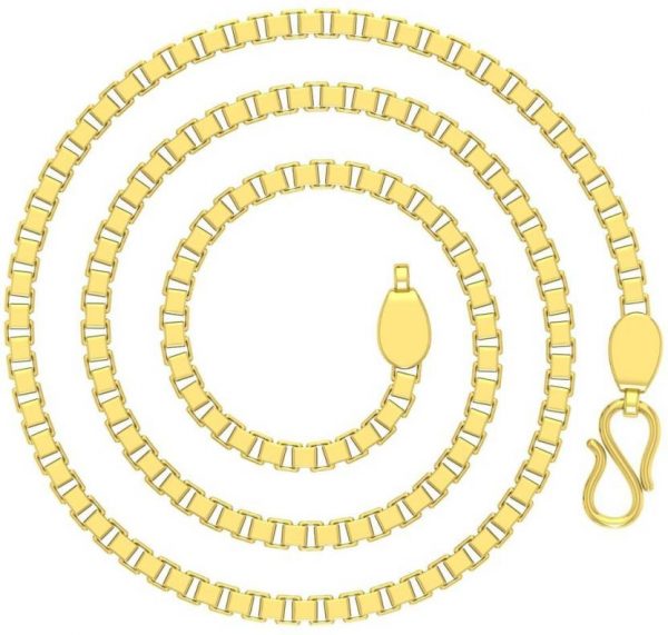 Avsar Box Rope Chain Yellow Gold Precious