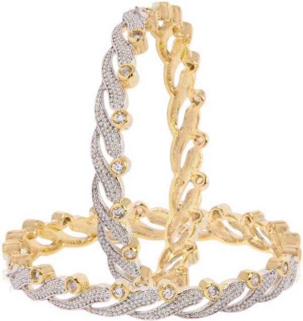 Silver, Brass Cubic Zirconia
