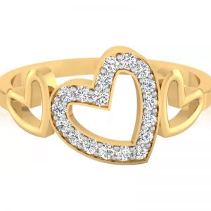 IskiUski 14kt Diamond Yellow Gold ring