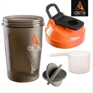 AS-IT-IS Nutrition Protein Shaker Bottle with Scoop