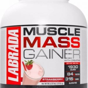 Labrada Muscle Weight Gainers/Mass Gainers  (2722 g, Strawberry)