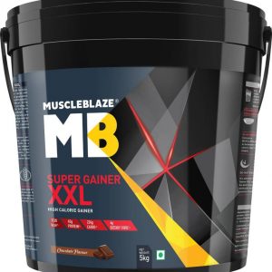 MuscleBlaze Super Gainer xxl (Chocolate, 5 Kg/ 11 lb) Weight Gainers/Mass Gainers  (5 kg, Chocolate)