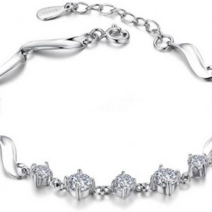 Sterling Silver Swarovski Crystal Bracelet