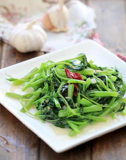 Kangkong stir fry