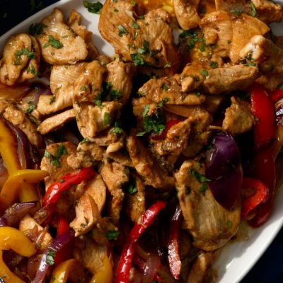 Low Fat Pepper Chicken Dry