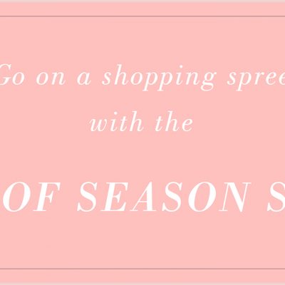 End-Of-Season Sale