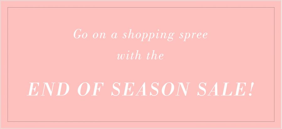 End-Of-Season Sale