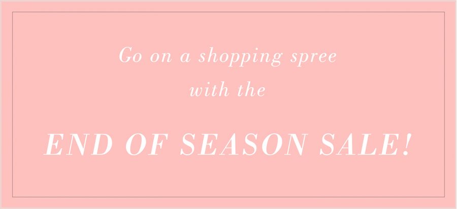 End-Of-Season Sale