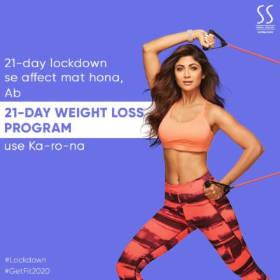 Shilpa Shetty partners with Fit India, announces a 21-day weight loss program for free on her app