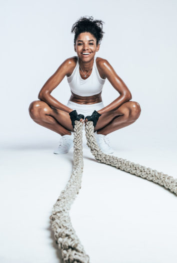 Battle rope warm cheap up