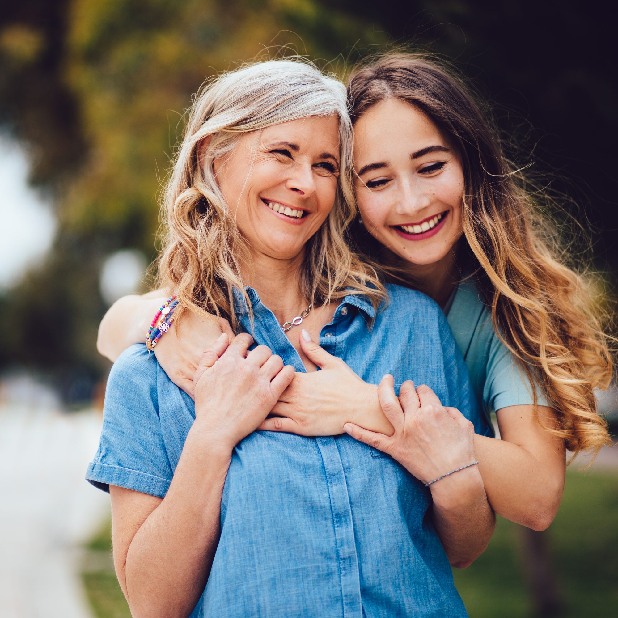 Mother and daughter practicing yoga together is one of the best ways to kic...