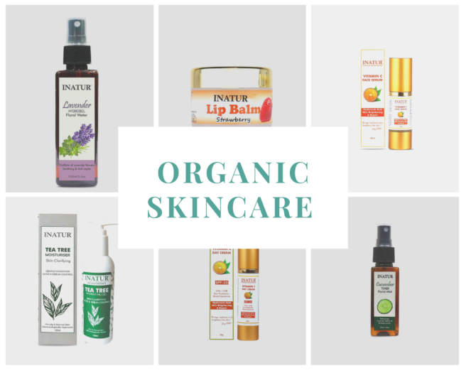 organic skin care with inatur